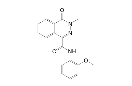 N-(2-methoxyphenyl)-3-methyl-4-oxo-3,4-dihydro-1-phthalazinecarboxamide