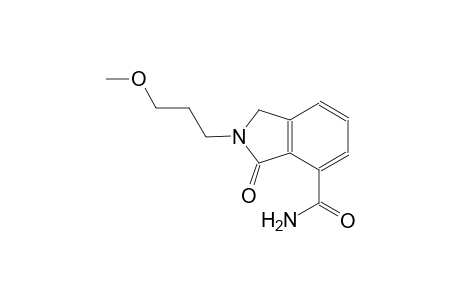2-(3-methoxypropyl)-3-oxo-4-isoindolinecarboxamide