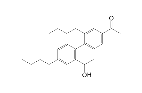 4-Acetyl-2,4'-dibutyl-6'-(1-hydroxyethyl)biphenyl