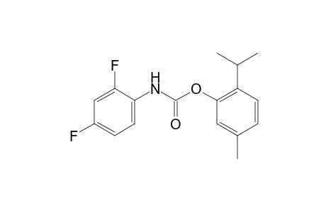 Thymol, 2,4-difluorocarbanilate