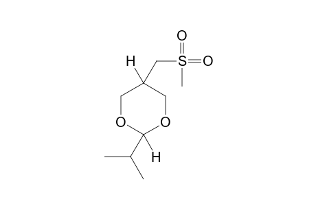 cis-2-ISOPROPYL-5-[(METHYLSULFONYL)METHYL]-m-DIOXANE