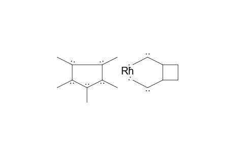 Rhodium, pentamethylcyclopentadienyl-cis-1,2-divinylcyclobutane