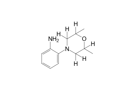 4-(o-aminophenyl)-2,6-dimethylmorpholine