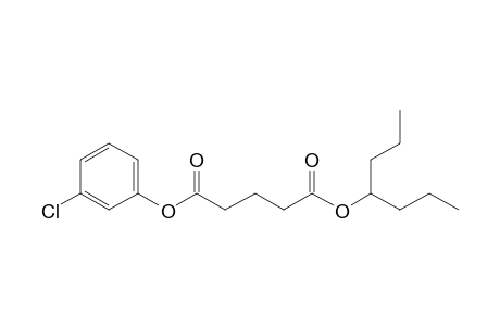 Glutaric acid, 3-chlorophenyl hept-4-yl ester