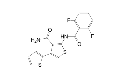 5'-(2,6-difluorobenzamido)-[2,3'-bithiophene]-4'-carboxamide