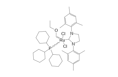 (1,3-DIMESITYL-IMIDAZOLIDINE-2-YLIDENE)-(PCY3)-(CL2)-RU=CH(OET)