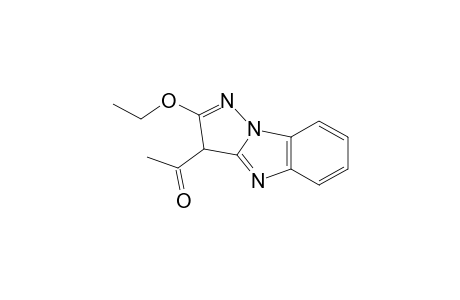 Ethanone, 1-(2-ethoxy-3H-pyrazolo[1,5-a]benzimidazol-3-yl)-