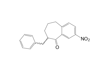 6-benzylidene-1,2,3,4,4a,6,7,8,9,9a-decahydro-3-nitro-5H-benzocyclohepten-5-one