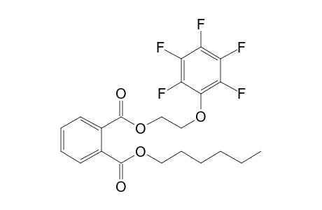 Phthalic acid, hexyl 2-(pentafluorophenoxy)ethyl ester