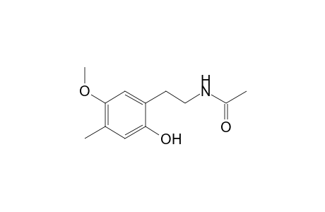 2C-D-M (O-demethyl-N-acetyl-) MS2