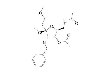 (2S,3R,4S,5S)-3-ACETOXY-2-ACETOXYMETHYL-4-BENZYLAMINO-5-METHOXY-5-(2-METHOXYETHYL)-TETRAHYDROFURAN