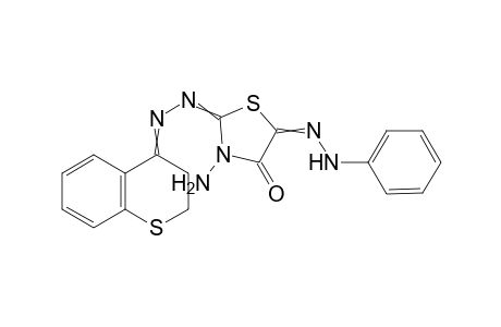 3-Amino-2-(thiochroman-4-ylideneazo)-5-phenylazo-thiazol-4-one