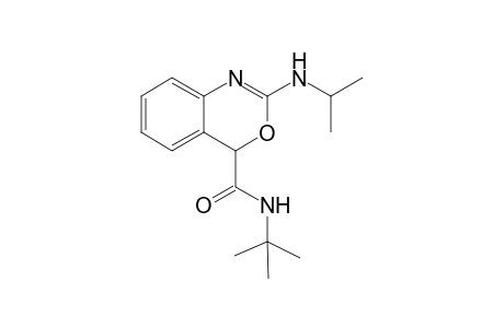 N-(tert-Butyl)-2-(isopropylamino)-4H-3,1-benzoxazine 4-carboxamide