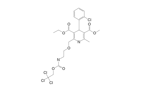 3-ETHYL-5-METHYL-4-(2-CHLOROPHENYL)-2-[[2-[(2,2,2-TRICHLOROETHOXY)-CARBONYLAMINO]-ETHOXY]-METHYL]-1,4-DIHYDROPYRIDINE-3,5-DICARBOXYLATE