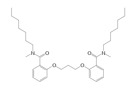 N-Heptyl-2-[3-(2-{[heptyl(methyl)amino]carbonyl}phenoxy)propoxy]-N-methylbenzamide
