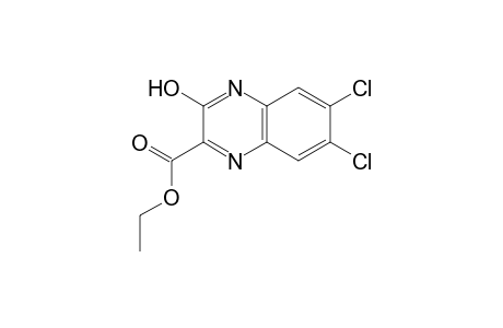 2-Quinoxalinecarboxylic acid, 6,7-dichloro-3,4-dihydro-3-oxo-, ethyl ester