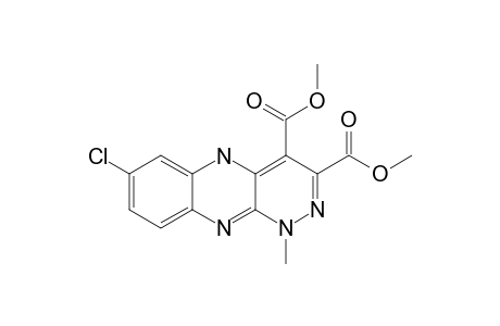 7-CHLORO-1-METHYL-1,5-DIHYDRO-PYRIDAZINO-[3,4-B]-QUINOXALINE-3,4-DIMETHYL-CARBOXYLATE