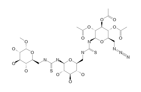 #22;METHYL-6-DEOXY-6-[N'-[6-DEOXY-6-[N'-(2,3,4-TRI-O-ACETYL-6-AZIDO-6-DEOXY-BETA-D-GLUCOPYRANOSYL)-THIOUREIDO]-6-DEOXY-BETA-D-GLUCOPYRANOSYL]-THIOUREIDO