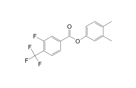 3-Fluoro-4-trifluoromethylbenzoic acid, 3,4-dimethylphenyl ester