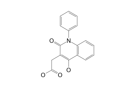 1,2-dihydro-4-hydroxy-2-oxo-1-phenyl-3-quinolineacetic acid
