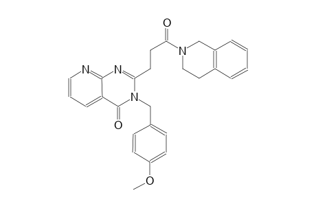 pyrido[2,3-d]pyrimidin-4(3H)-one, 2-[3-(3,4-dihydro-2(1H)-isoquinolinyl)-3-oxopropyl]-3-[(4-methoxyphenyl)methyl]-