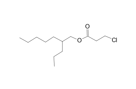 3-Chloropropionic acid, 2-propylheptyl ester