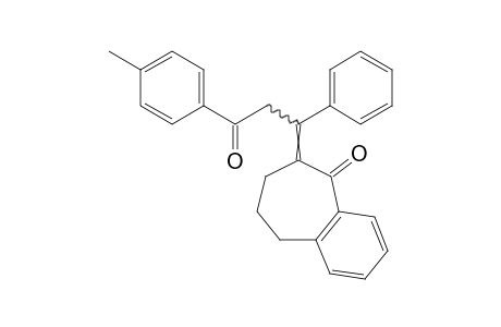 6-(3-oxo-1-phenyl-3-p-tolylpropylidene)-6,7,8,9-tetrahydro-5H-benzocyclohepten-5-one