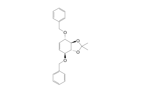 (3aR,4S,7S,7aR)-2,2-dimethyl-4,7-bis(phenylmethoxy)-3a,4,7,7a-tetrahydro-1,3-benzodioxole