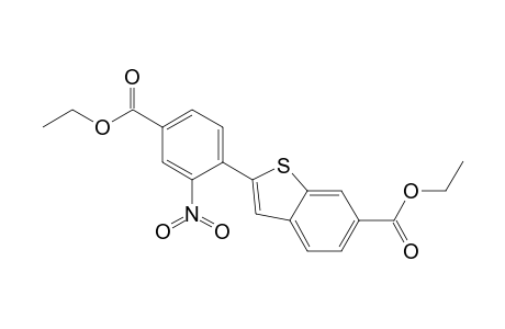 Ethyl 2-[4-(Ethoxycarbonyl)-2-nitrophenyl]benzothiophene-6-carboxylate