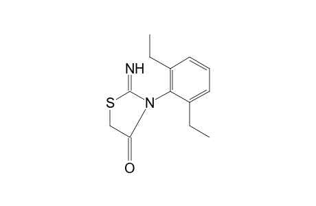 3-(2,6-diethylphenyl)-2-imino-4-thiazolidinone