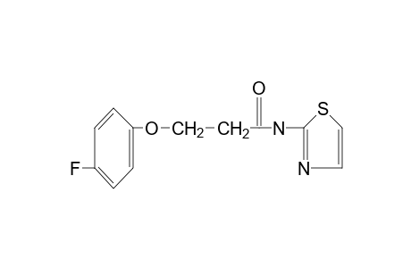 3-(p-fluorophenoxy)-N-2-thiazolylpropionamide
