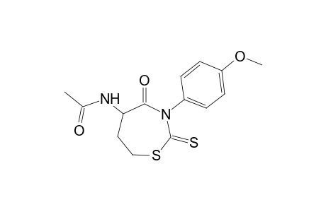 R,S-5-ACETYLAMINO-3-(4-METHOXYPHENYL)-2-THIOXO-1,3-THIAZEPAN-4-ONE