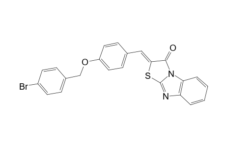 (2Z)-2-{4-[(4-bromobenzyl)oxy]benzylidene}[1,3]thiazolo[3,2-a]benzimidazol-3(2H)-one