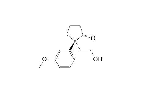 (S)-2-(2-hydroxyethyl)-2-(3-methoxyphenyl)cyclopentan-1-one