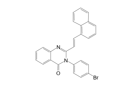 3-(4-Bromophenyl)-2-[(E)-2-(1-naphthyl)ethenyl]-4(3H)-quinazolinone