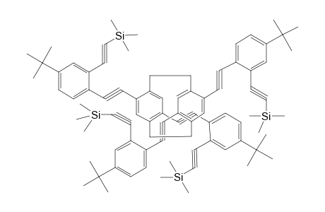 4,7,13,16-Tetrakis(4'-tert-butyl-2'-[trimethylsilyl]ethynylphenylethynyl)[2.2]paracyclophane