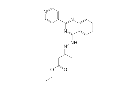 Ethyl 3-[2-(4-pyridyl)-4-quinazolinylhydrazono]butyrate