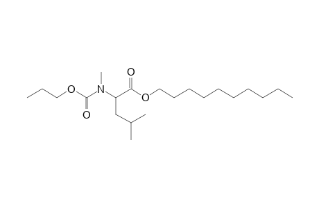 L-Leucine, N-methyl-N-propoxycarbonyl-, decyl ester