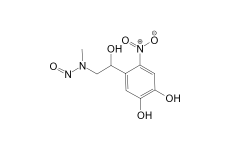 1,2-Benzenediol, 4-[1-hydroxy-2-(methylnitrosoamino)ethyl]-5-nitro-, (-)-