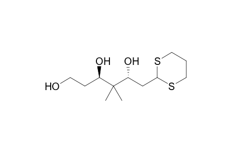 (3R,5R)-6-(1,3-dithian-2-yl)-4,4-dimethyl-hexane-1,3,5-triol