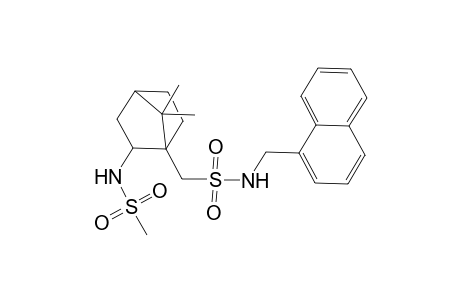 N-(Naphth-1-ylmethyl)-2-methylsulfonylamino-7,7-dimethylbicyclo[2.2.1]hept-1-ylmethanesulfonamide