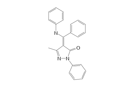 4-(alpha-Anilinobenzylidene)-3-methyl-1-phenyl-2-pyrazolin-5-one