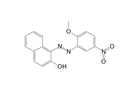 2-Naphthalenol, 1-[(2-methoxy-5-nitrophenyl)azo]-