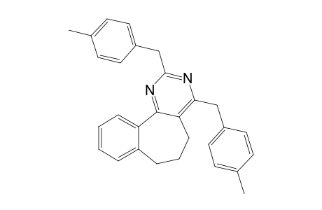 2,4-Di(4-Methylbenzyl)-6,7-dihydro-5H-benzo[6,7]cyclohepta[1,2-d]pyrimidine