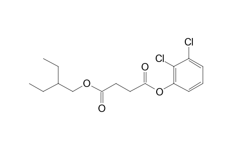 Succinic acid, 2,3-dichlorophenyl 2-ethylbutyl ester