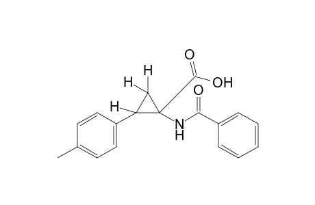 1-benzamido-2-p-tolycyclopropanecarboxylic acid