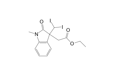 2-[3-(diiodomethyl)-2-keto-1-methyl-indolin-3-yl]acetic acid ethyl ester