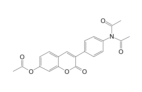 Acetamide, N-acetyl-N-[4-[7-(acetyloxy)-2-oxo-2H-1-benzopyran-3-yl]phenyl]-