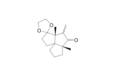 [5(R),8(R)]-4,4-Ethylidenedioxy-5,6,8-trimethyltricyclo[6.3.0.0(1,5)]undecan-7-one