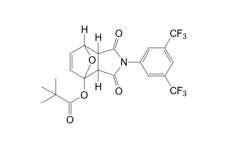 N-(alpha,alpha,alpha,alpha',alpha',alpha'-hexafluoro-3,5-xylyl)-4-hydroxy-7-oxabicyclo[2.2.1]hept-5-ene-2,3-dicarboximide, pivalate (ester)